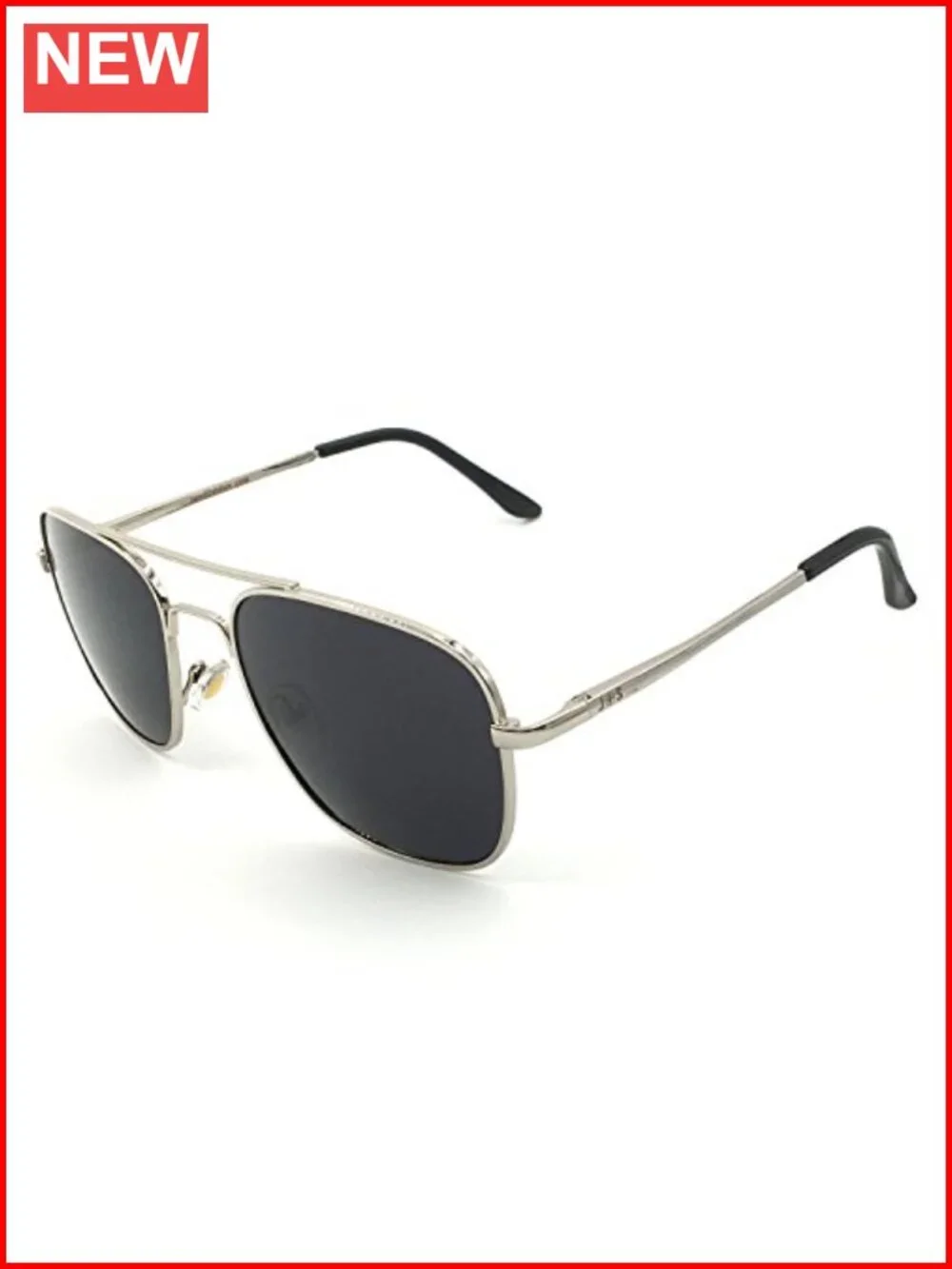 Classic Square Aviator Sunglasses, Polarized, UV Protection